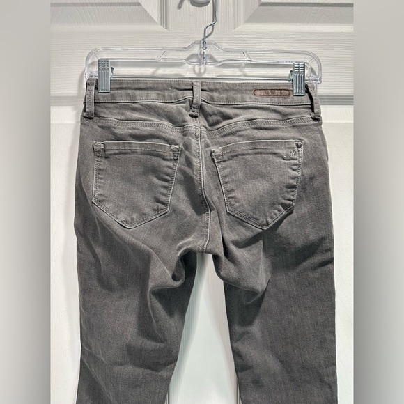 Mavi Jeans Distressed Mid Rise Ankle Skinny Jeans Grey Size 25 - Picture 4 of 10